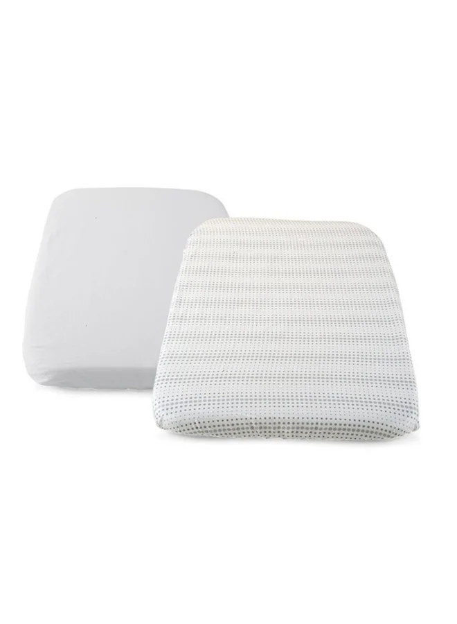 Chicco Crib Set 2 Pcs Fitted Sheets For Next2Me Air/Magic, Air