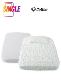 Chicco Duvet Cover Set 3 Pcs (Fitted Sheet, Duvet Cover, Pillow Case) For Next2Me Air/Magic, Foxy  - Image 1