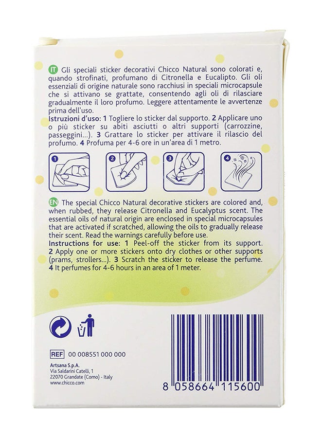 Chicco Colored And Perfumed Stickers 12 Pcs  - Image 2