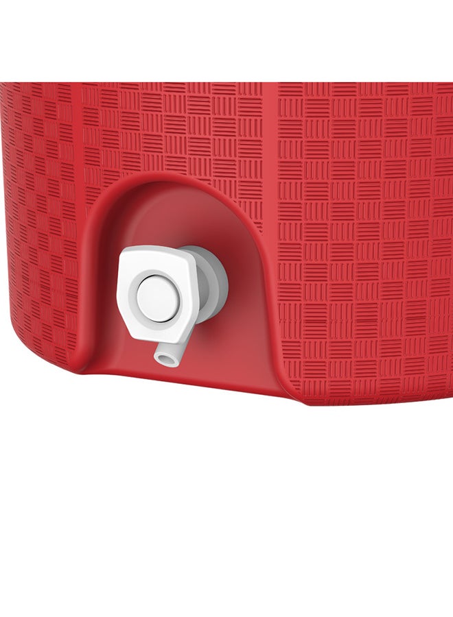 Cosmoplast Keep Cold Plastic Insulated Water Cooler 4 liter Red 21 x 29cm  - Image 2
