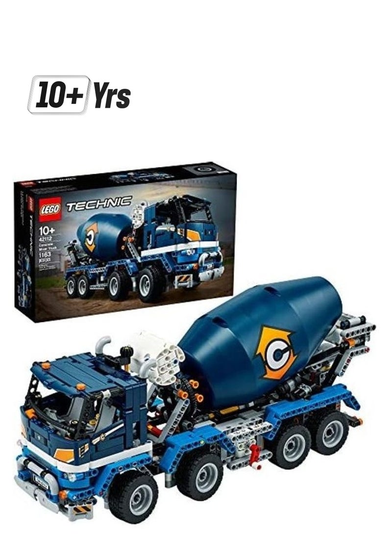 LEGO SKTB08586N5VT Technic Concrete Mixer Truck Building Kit 1163 10+ Years - Image 1