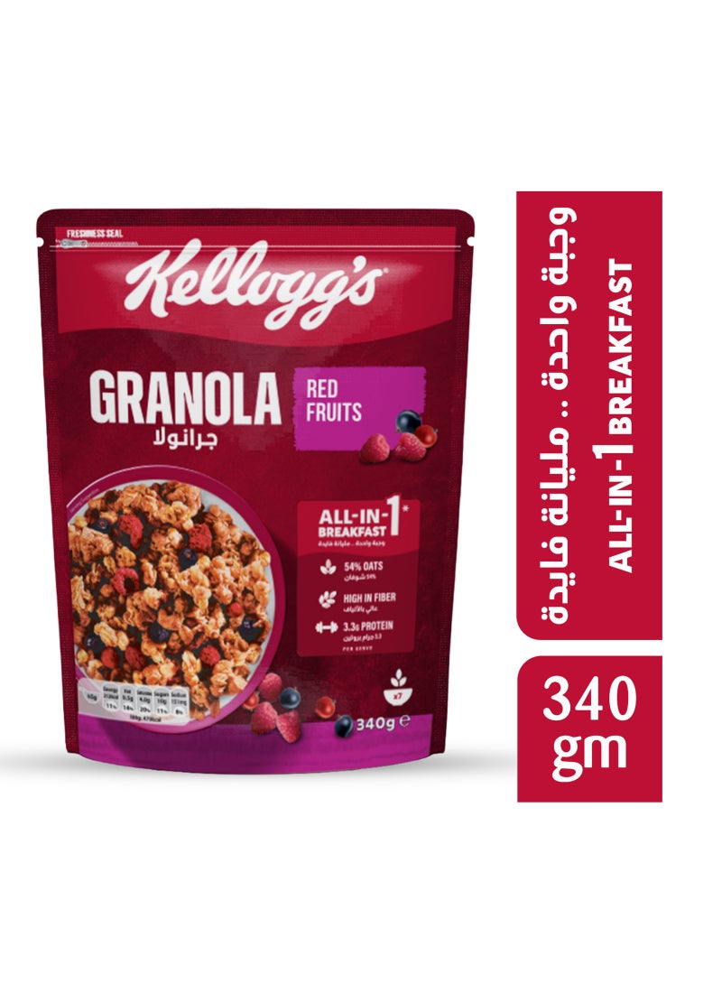 Kellogg's Granola Mixed Fruit With Coconut 340grams - Image 1