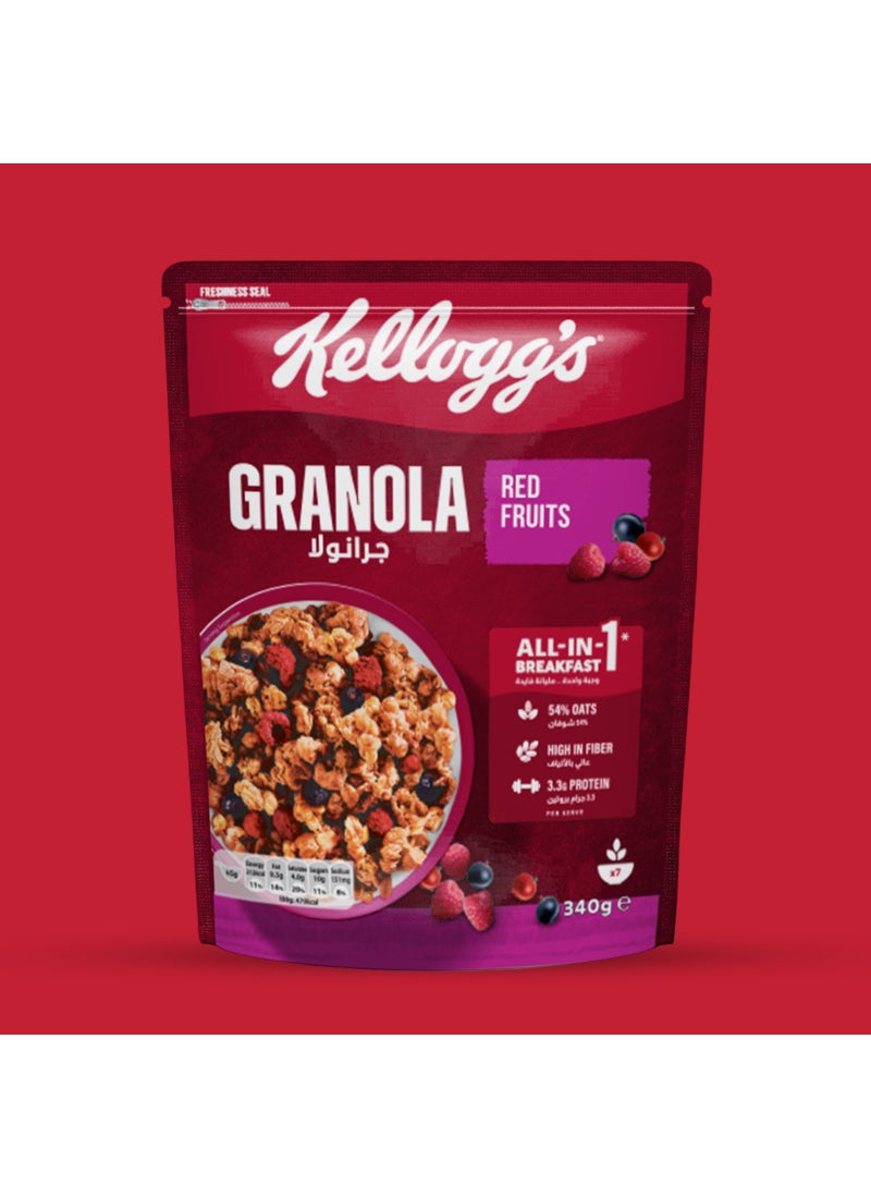 Kellogg's Granola Mixed Fruit With Coconut 340grams - Image 4
