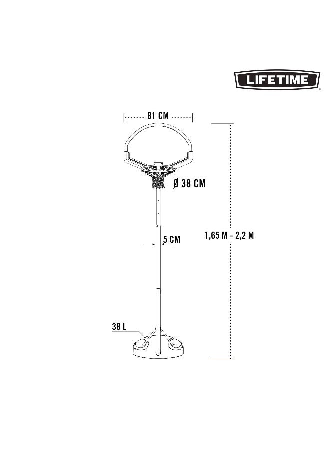 Lifetime - Youth Basketball System - Image 1