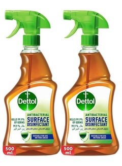 Original Anti-Bacterial Surface Disinfectant Liquid Trigger Pack Of 2 Multicolour 500ml