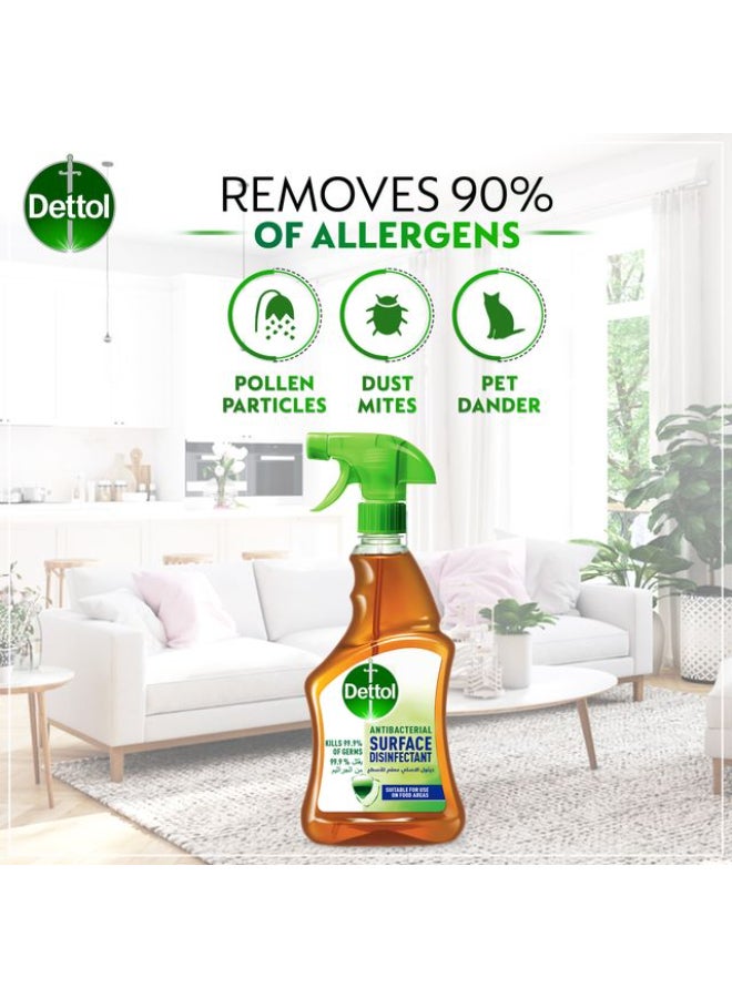 Dettol Original Anti-Bacterial Surface Disinfectant Liquid Trigger Pack Of 2 Multicolour 500ml  - Image 3