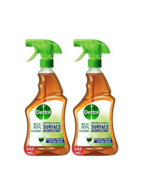 Original Anti-Bacterial Surface Disinfectant Liquid Trigger Pack Of 2 Multicolour 500ml