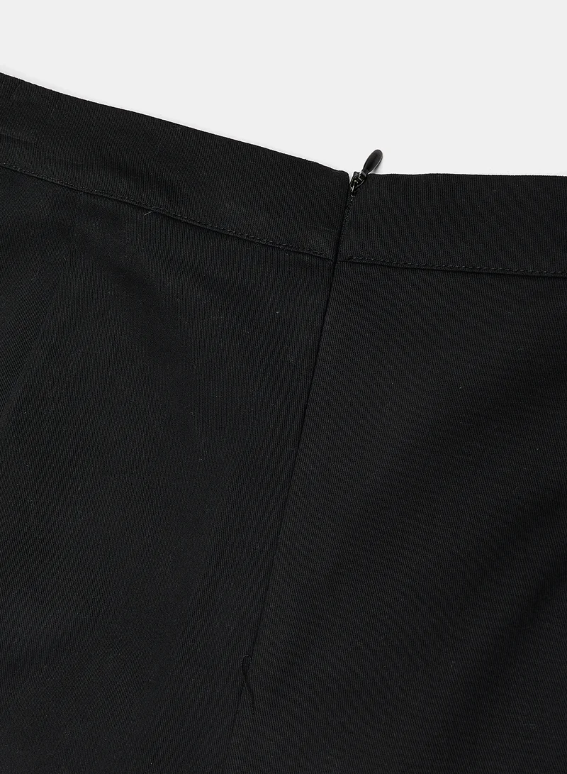 Pimkie Flap Pocket Mini Skort Black