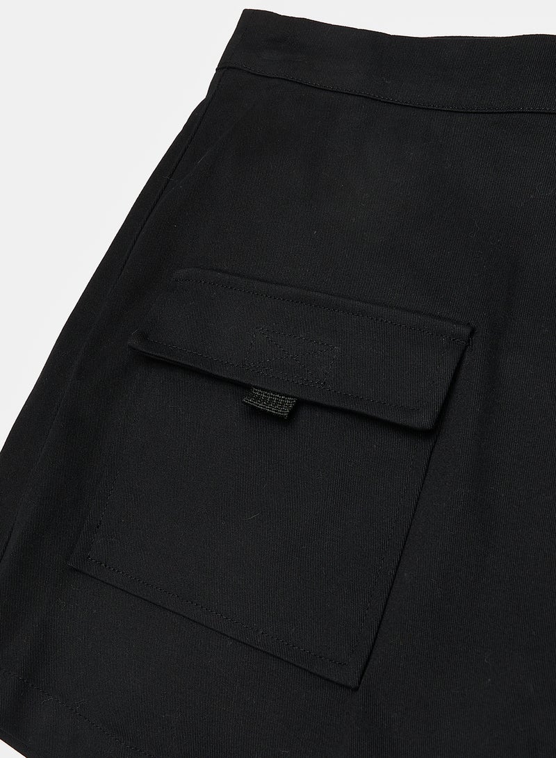 Pimkie Flap Pocket Mini Skort Black  - Image 3