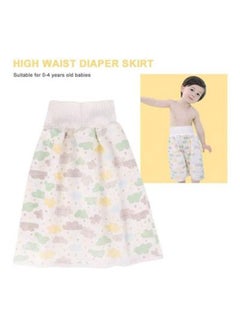 Generic Toddler Training Waterproof Diaper Skirt For Baby Girls, 2-Piece - Multicolour  - Image 3