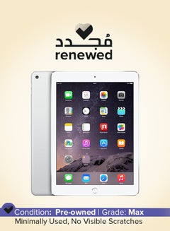 Apple Renewed - iPad Air 2 9.7-Inch 16GB Silver 4G With Facetime - Middle East Version  - Image 1