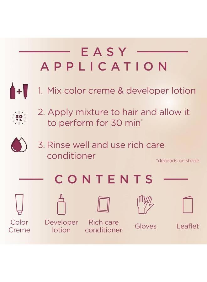 Intensive Color Cream Lustrous Medium 4-60, Lustrous Medium Brown 50ml , 50ml , & 10ml