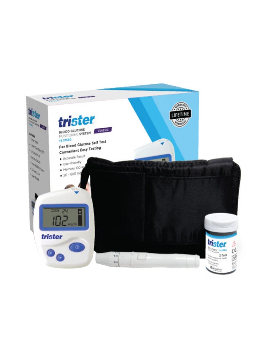 Trister Ts-375Bg Blood Glucose Monitoring System