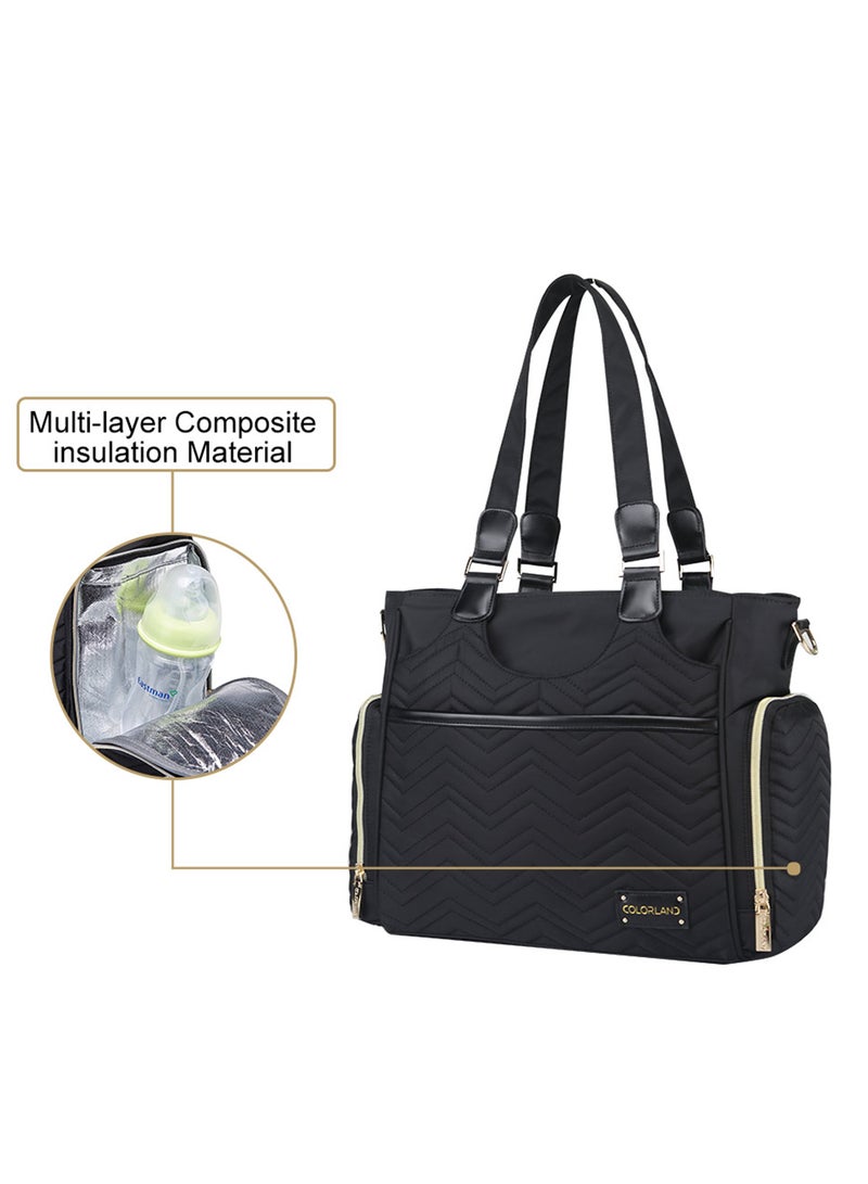 Matilda Diaper Bag For Baby- Black - pnsku/N47172862A/45/_/1706588748/26790319-a319-4c01-b250-cf45d90d5863