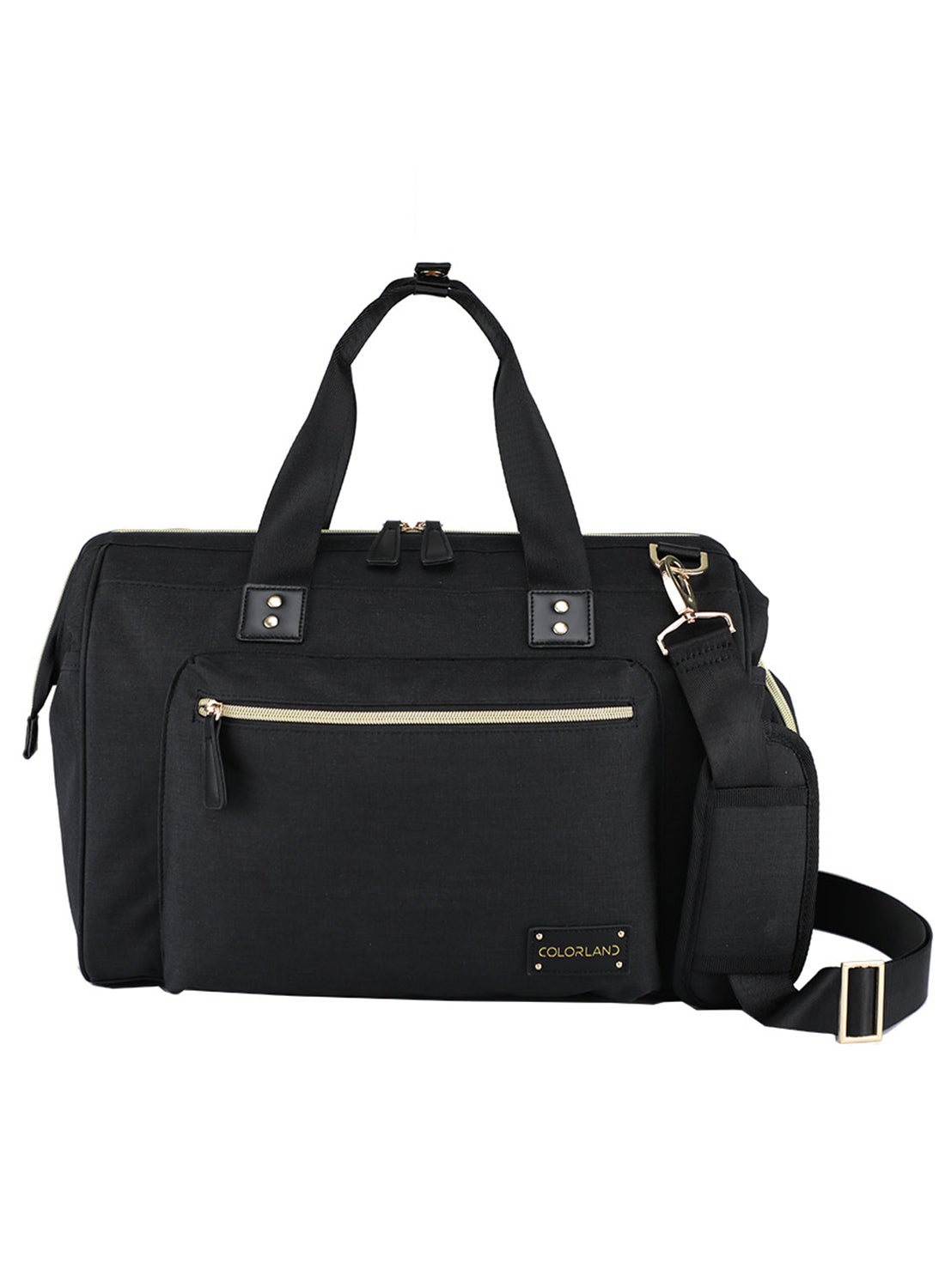 Little Story Zera Mom Dad Diaper Bag - Black
