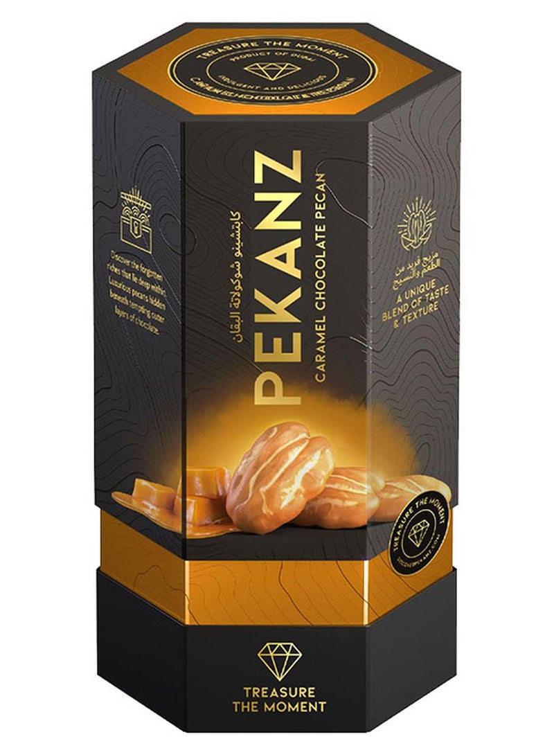 Pecan Coated With Caramel Chocolate Box 150grams