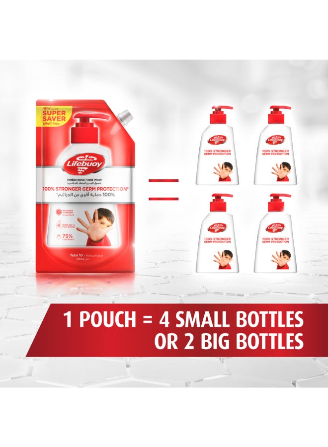 Lifebuoy Hand Wash Total 10 Antibacterial , Refill Pouch, 1L  - Image 5