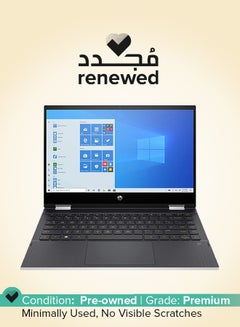 إتش بي مٌجدد - لابتوب بافيليون X360 14m-Dw0013DX إصدار (2020) مزود بشاشة باللمس مقاس 14 بوصة ومعالج إنتل ثنائي النواة كور i3/ من الجيل العاشر/ يحتوي على ذاكرة رام سعة 8 جيجابايت/ محرك أقراص SSD سعة 128 جيجابايت/ بطاقة رسومات إنتل فائقة الوضوح فضي  - Image 1