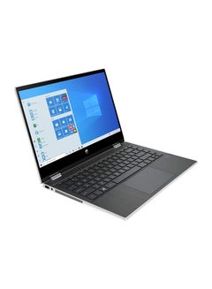 إتش بي مٌجدد - لابتوب بافيليون X360 14m-Dw0013DX إصدار (2020) مزود بشاشة باللمس مقاس 14 بوصة ومعالج إنتل ثنائي النواة كور i3/ من الجيل العاشر/ يحتوي على ذاكرة رام سعة 8 جيجابايت/ محرك أقراص SSD سعة 128 جيجابايت/ بطاقة رسومات إنتل فائقة الوضوح فضي  - Image 3