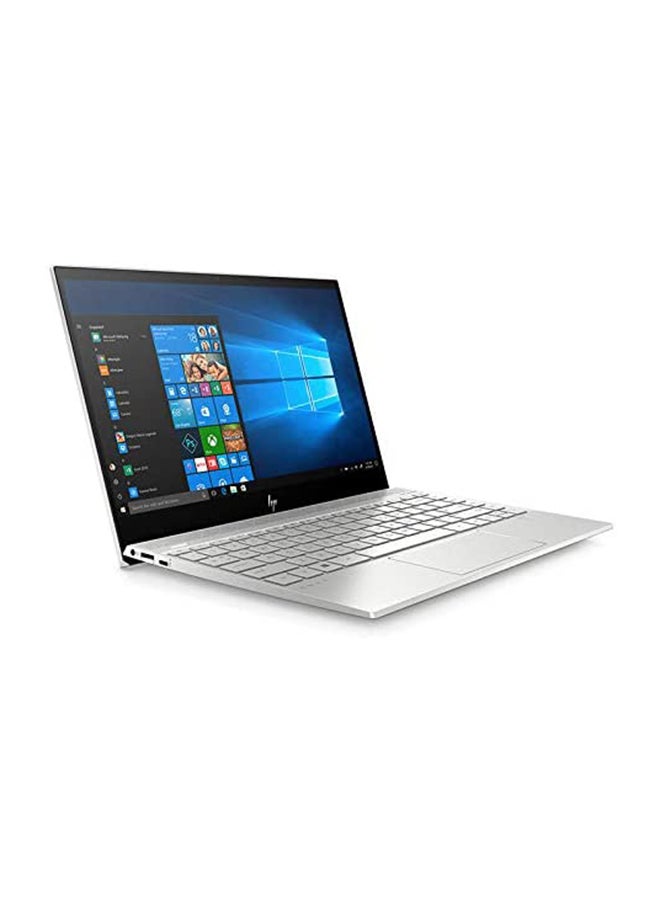 HP Renewed - Envy 13-aq1007ne Laptop With 13.3-Inch Display, Intel Core i5-10th Gen/8GB RAM/512GB SSD/Intel UHD Graphics/English & Arabic Keyboard Silver - Image 2