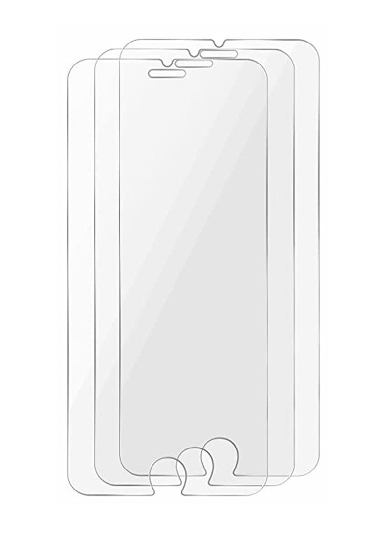MARGOUN 3-Piece Protective Screen Glass for Apple iPhone 7 /8 Plus Clear - Image 3