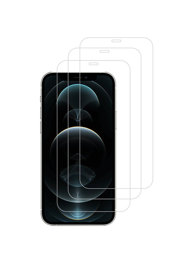 MARGOUN 3-Piece Protective Screen Glass for Apple iPhone 11 Pro Max Clear  - Image 2