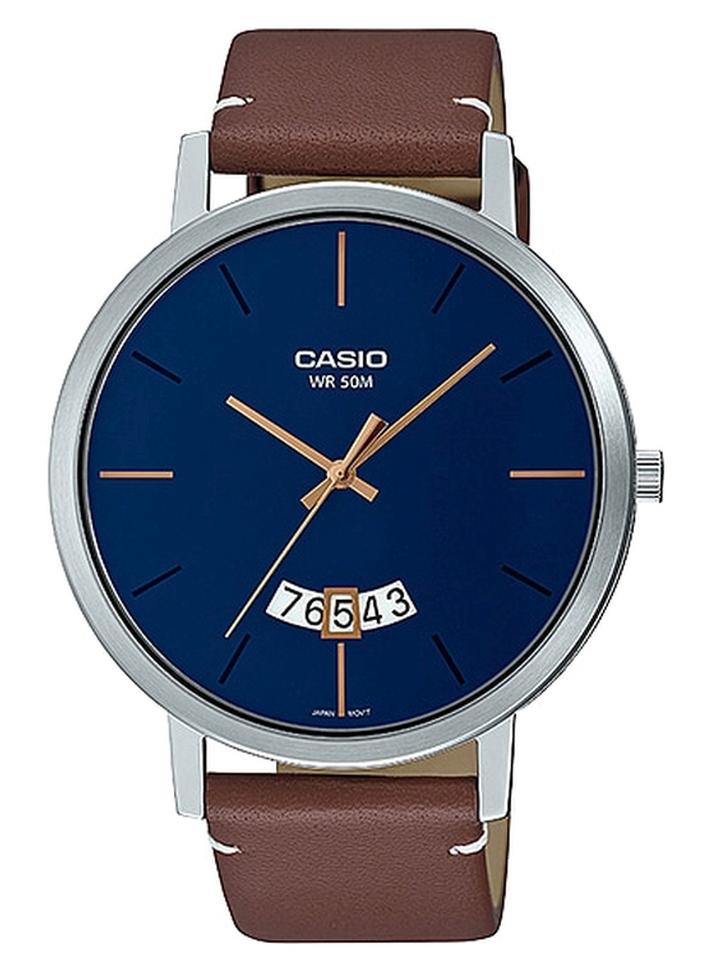 CASIO Men's Wrist Watch MTP-B100L-2EVDF - 51 mm - Brown - Image 1