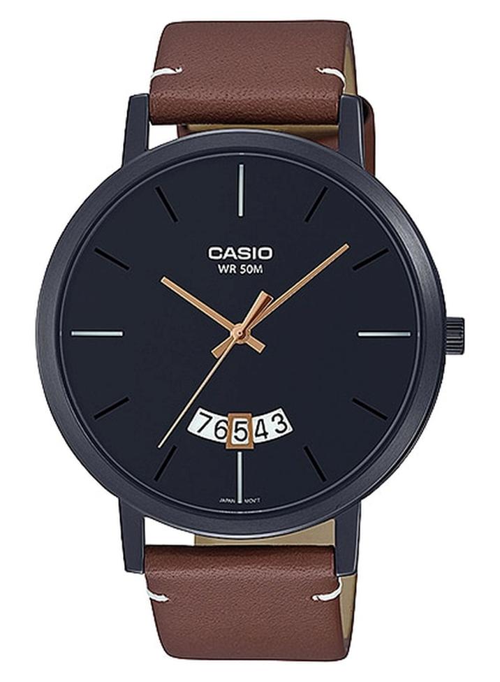 CASIO Men's Wrist Watch MTP-B100BL-1EVDF - Image 1