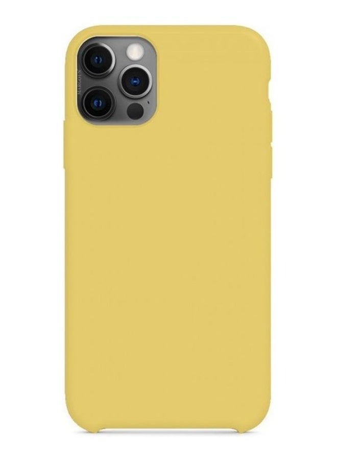 MARGOUN Protective Silicone Case Cover For iphone 11 Pro Max Yellow  - Image 1