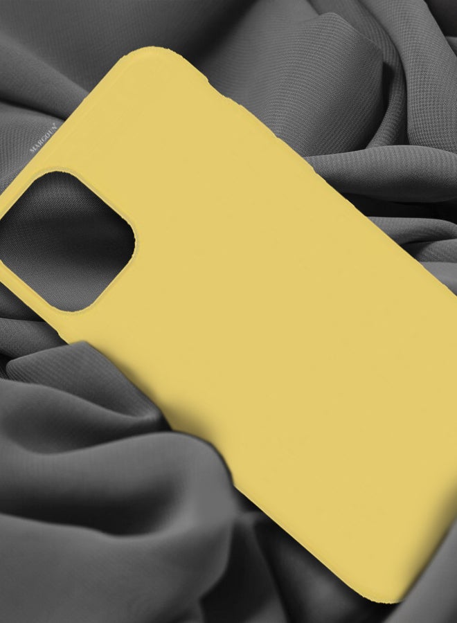 MARGOUN Protective Silicone Case Cover For iphone 11 Pro Max Yellow  - Image 4