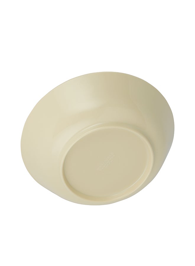 Royalford - Melamine Ware Super Rays Serving Bowl Beige 8.5inch - Image 1