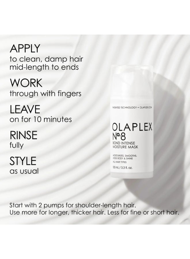 Olaplex No 8 Bond Intense Moisture Mask White 100ml - Image 2