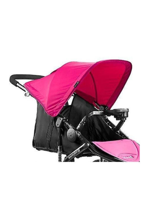 babytrend Foldable Single Stroller - Pink/Black - Image 3