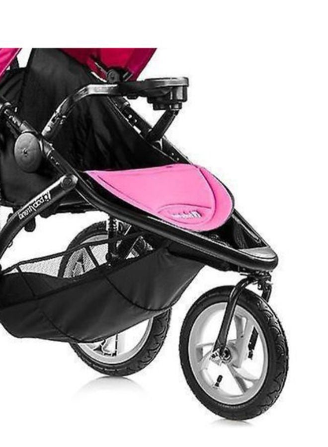 babytrend Foldable Single Stroller - Pink/Black - Image 2