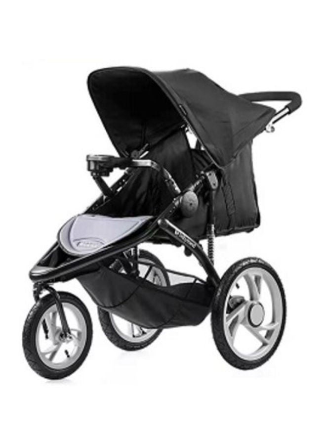 babytrend Foldable Single Stroller - Black/Grey - Image 1