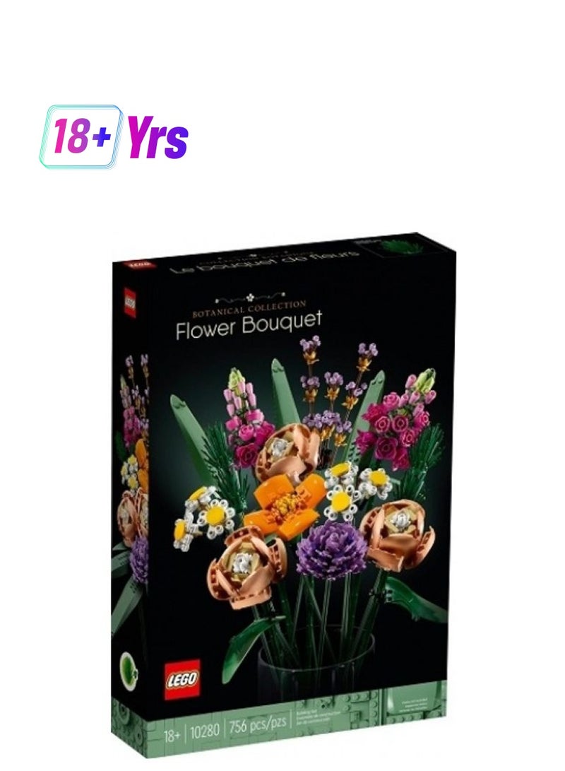 LEGO - 10280 756-Piece Creator Flower Bouquet Building Set 756 18+ years - Image 1
