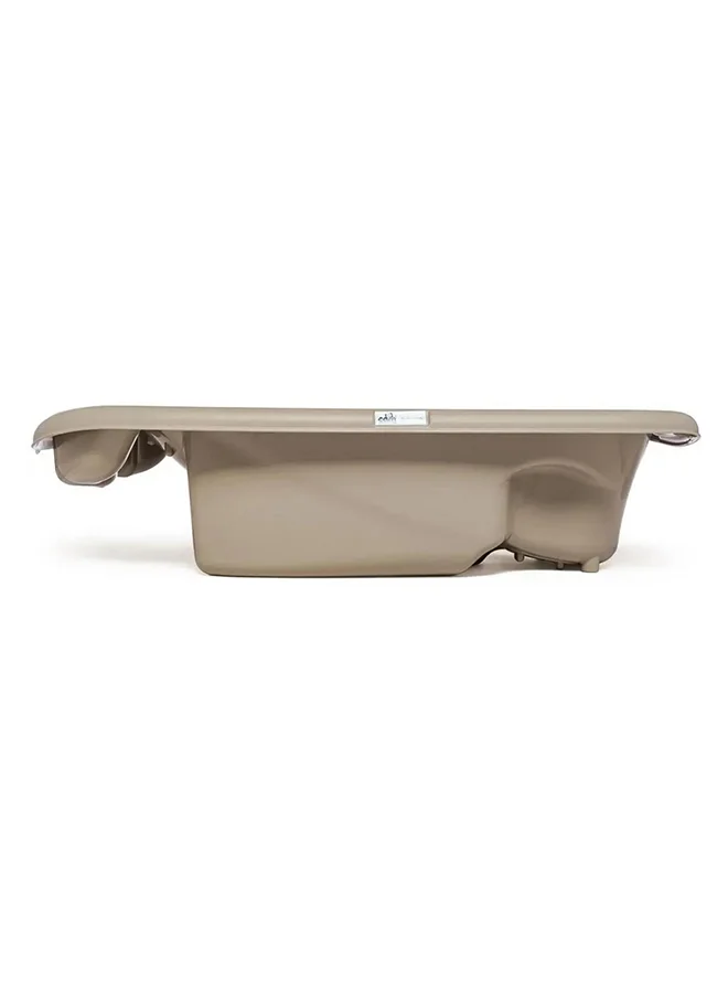 Cam Baby Bagno Bath Tub - Brown , Bathtime For Baby, Soap And Sponge Trays, Shower Accessory, Support Feet, Plug To Drain The Water, From 0 To 12 Months, Made In Italy