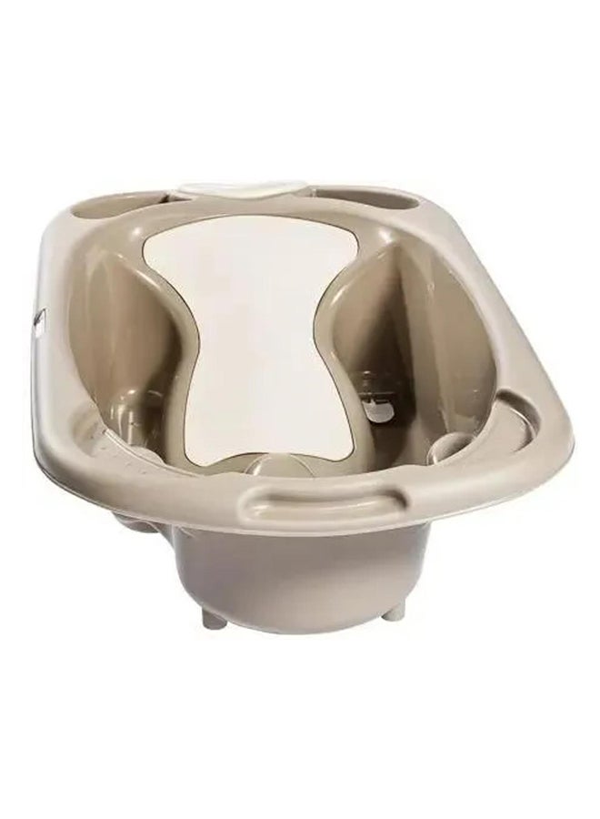 cam Baby Bagno Bath Tub - Brown , Bathtime For Baby, Soap And Sponge Trays, Shower Accessory, Support Feet, Plug To Drain The Water, From 0 To 12 Months, Made In Italy - Image 4