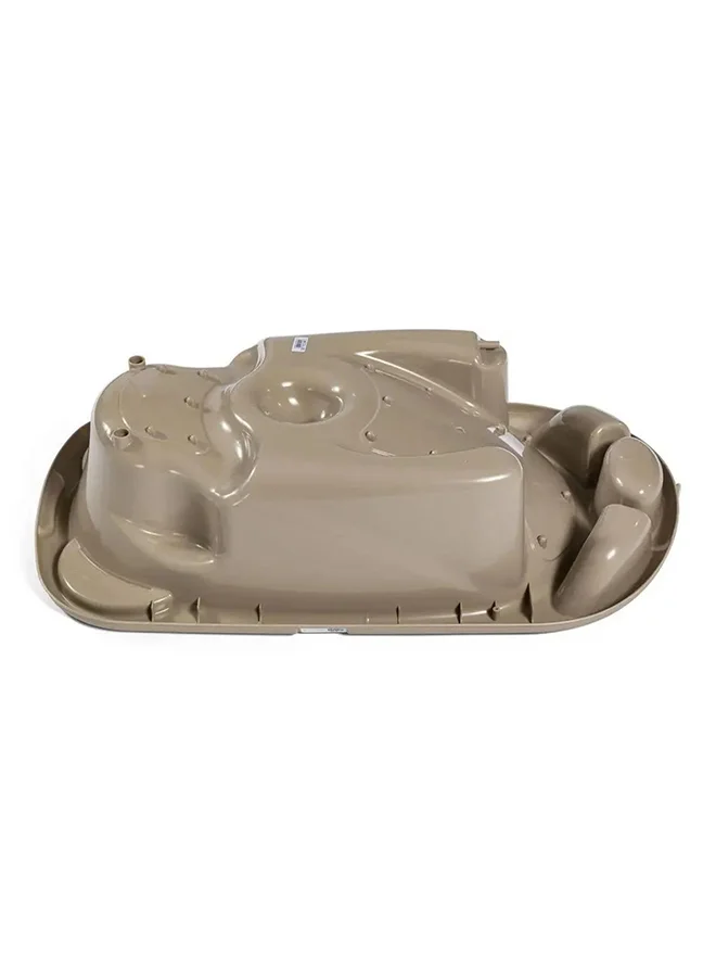 Cam Baby Bagno Bath Tub - Brown , Bathtime For Baby, Soap And Sponge Trays, Shower Accessory, Support Feet, Plug To Drain The Water, From 0 To 12 Months, Made In Italy