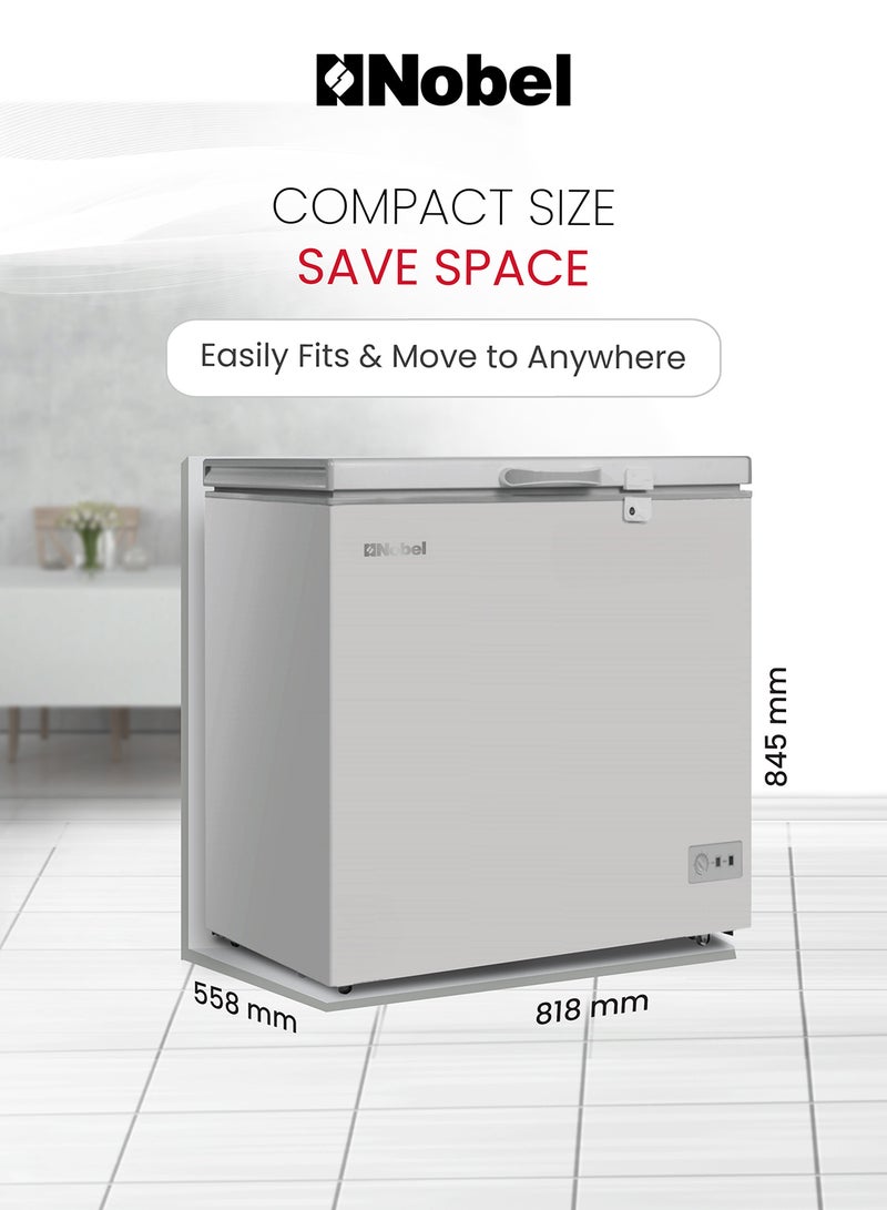 فريزر بباب واحد بإغلاق بباب منزلق من الزجاج ومفتاح 215 L 220 W NCF216RH فضي - pnsku/N47451250A/45/_/1737546399/f4f28aa5-747c-4228-8818-fec3b187ad8f