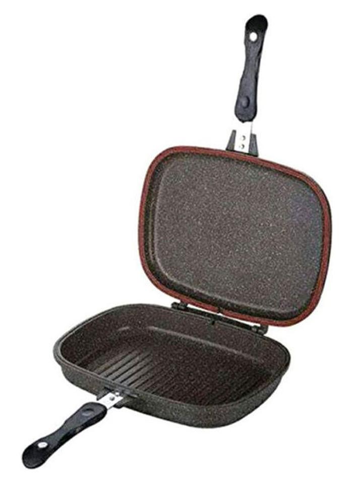 Double Granite Grill Pan Multicolor 36cm