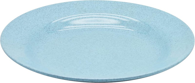 دينويل طبق شوربة ميلامين مرقط بحافة من دينويل أزرق 10.5بوصة - Image 4