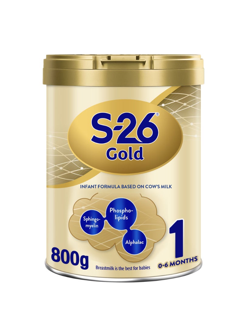 S26 S-26 Gold Stage 1, 0-6 Months 800grams - Image 1