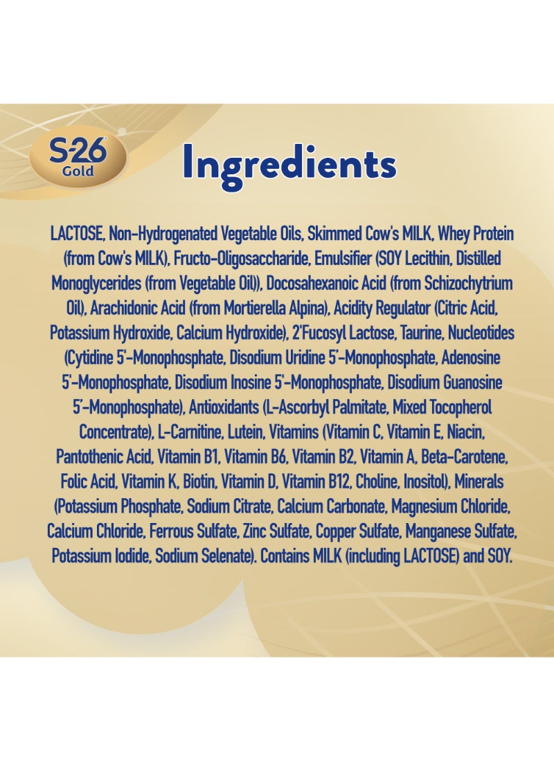 S26 S-26 Gold Promil Stage 2, 6-12 Months 1.6kg - Image 5