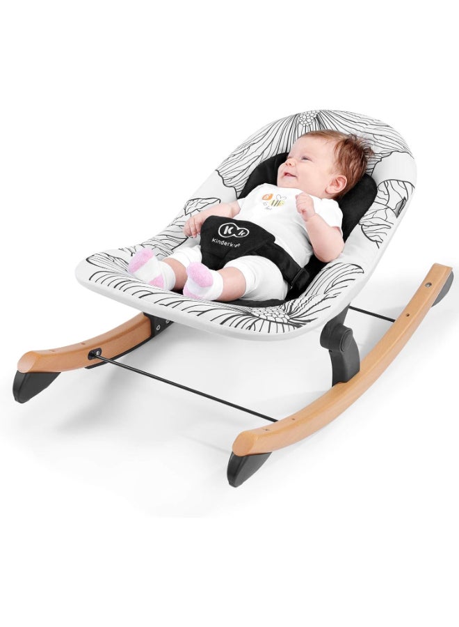 Kinderkraft - Finio Bouncer - Black And White