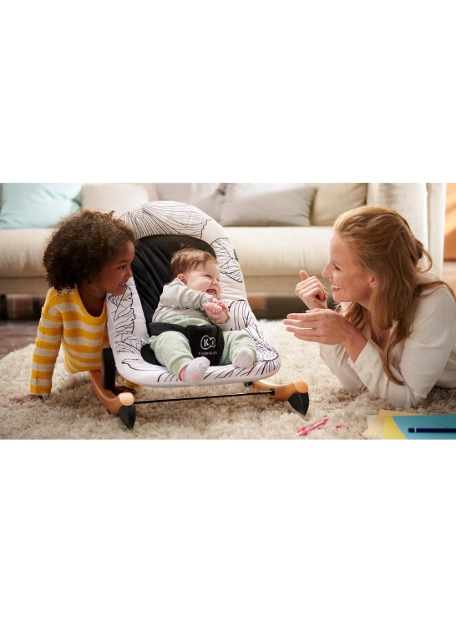 Kinderkraft - Finio Bouncer - Black And White