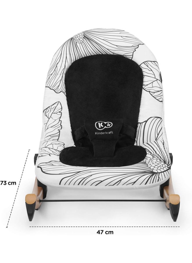 Kinderkraft - Finio Bouncer - Black And White