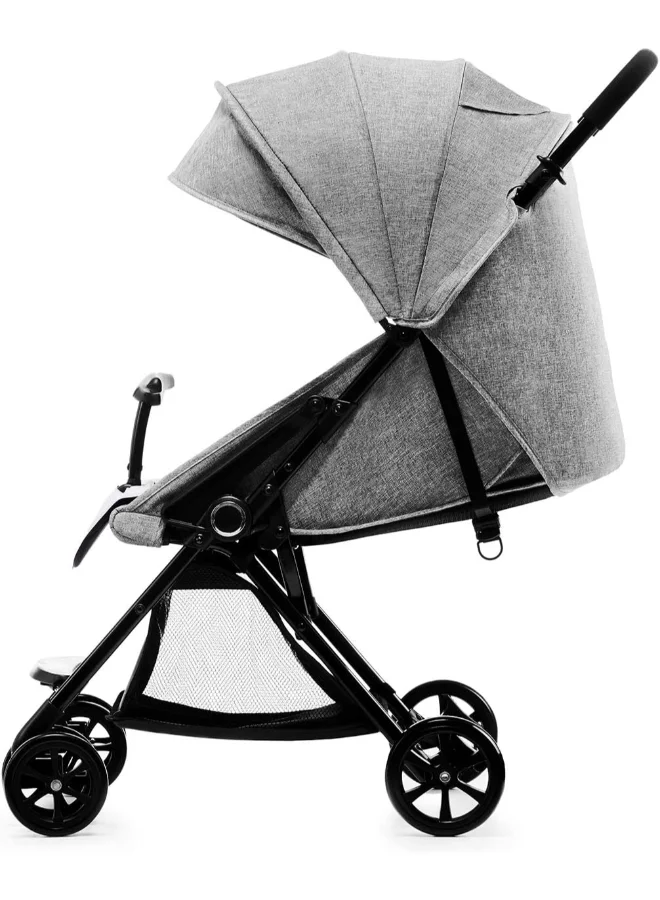 Kinderkraft Compact Folding Lightweight Stroller Lite Up Baby Pushchair Buggy With Adjustable Foot Rest And Rain Cover