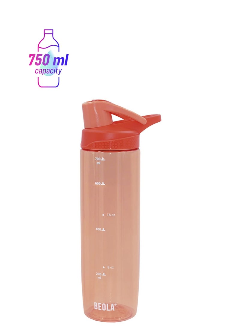 BEOLA Sports Water Bottle Light Orange  - Image 1