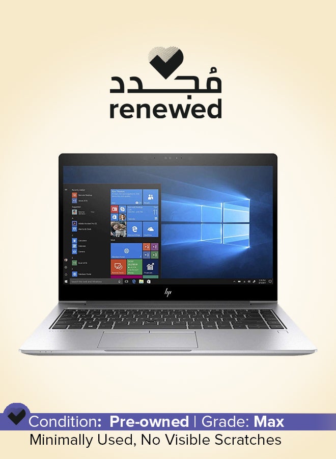 HP Renewed - Elitebook 840 G5 (2019) Laptop With 14-Inch Display,Intel Core i7 Processor/8th Gen/16GB RAM/512GB SSD/Intel UHD Graphics 620 Silver  - Image 1